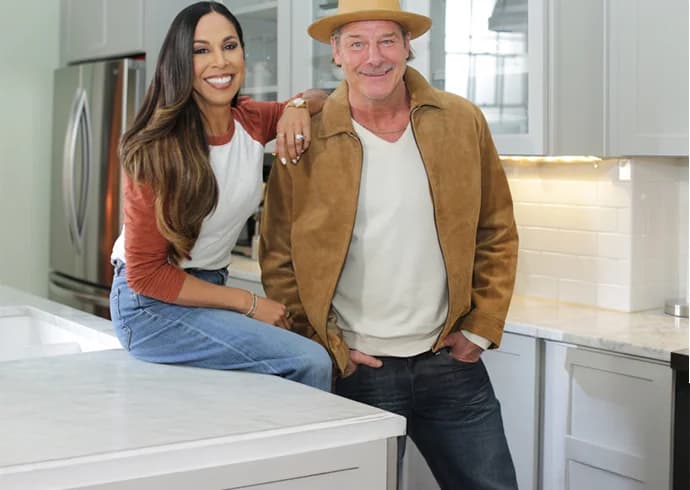 Ty Pennington with co-host, Choice Home Warranty spokespeople